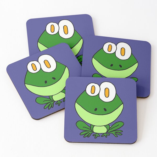 Item preview, Funky Sitting Green Frog Cartoon designed and sold by Nature's Fancy.