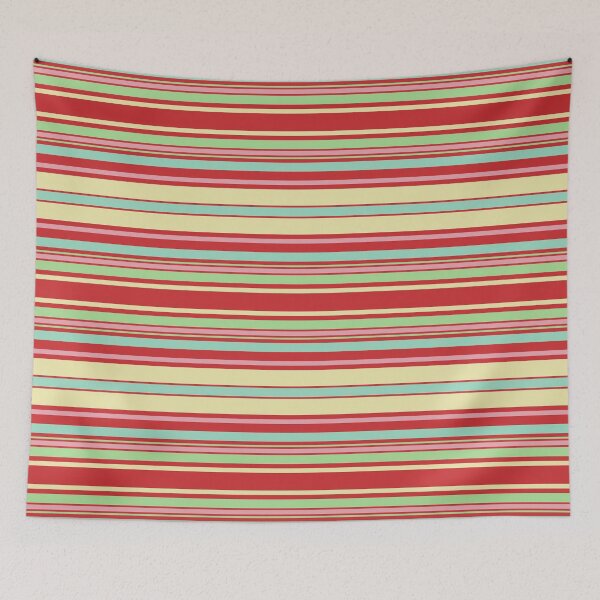 Item preview, Vintage 50's Horizontal Balanced Stripes designed and sold by weirdAffect.