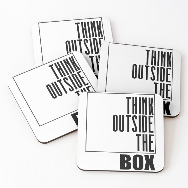 Item preview, Think Outside The Box  - Motivational Quote shirt  designed and sold by caiquefelino15.