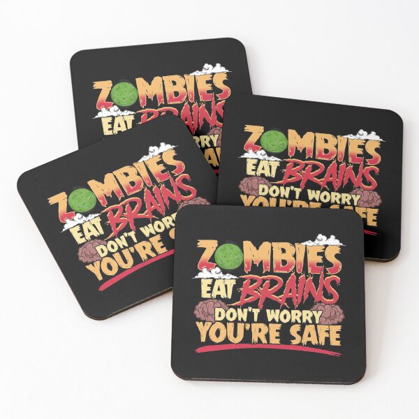 Item preview, Zombies Eat Brains So Don't Worry You're Safe designed and sold by perfectpresents.