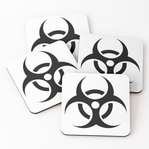 Item preview, Black Biohazard Symbol designed and sold by XOOXOO.