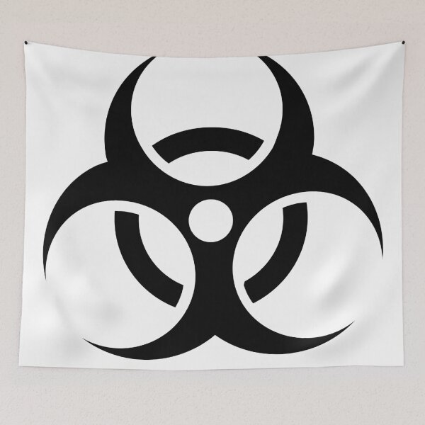 Item preview, Black Biohazard Symbol designed and sold by XOOXOO.