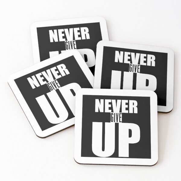 Item preview, Never Give Up  - Motivational Quote shirt  designed and sold by caiquefelino15.