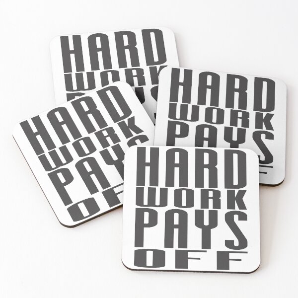 Item preview, Hard Works Pays Off  - Motivational Quote shirt  designed and sold by caiquefelino15.
