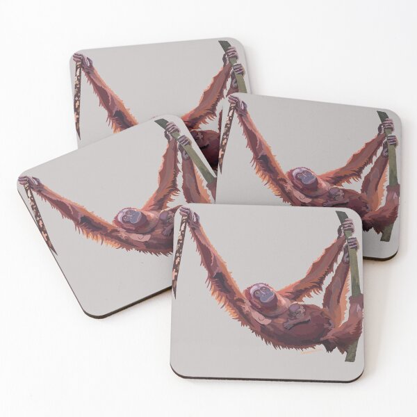 Item preview, Bornean Orangutan (Pongo pygmaeus) designed and sold by Alawstrations.
