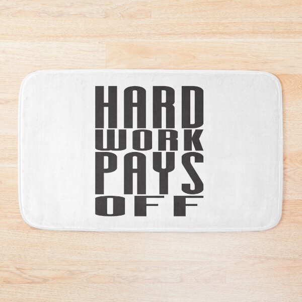 Item preview, Hard Works Pays Off  - Motivational Quote shirt  designed and sold by caiquefelino15.