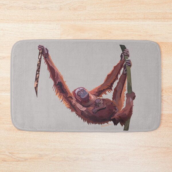 Item preview, Bornean Orangutan (Pongo pygmaeus) designed and sold by Alawstrations.