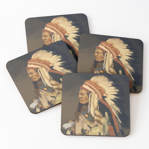 Item preview, Native American Chief! designed and sold by Sadaf Dalir.