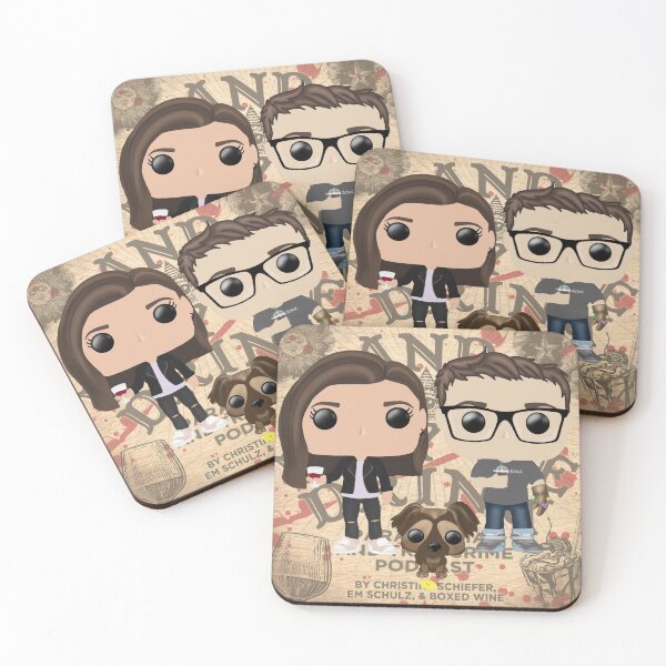 Item preview, ATWWD funko pops - christine, em, gio and lemon designed and sold by ofspaceandtime.