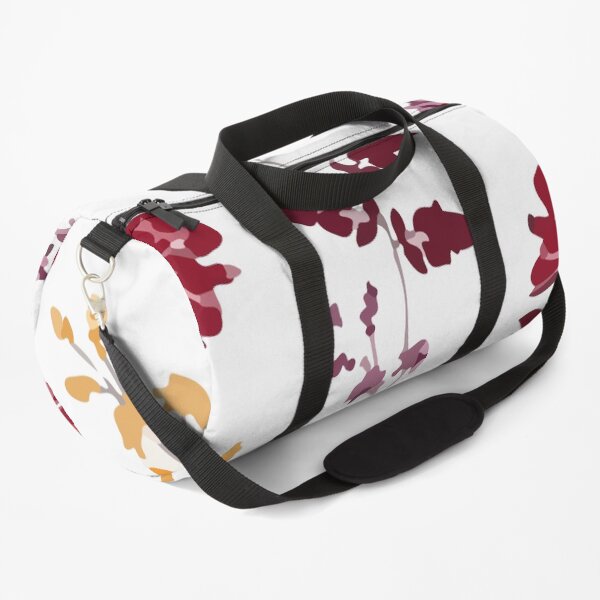 Romantic autumn blooming flowers botanical Duffle Bag