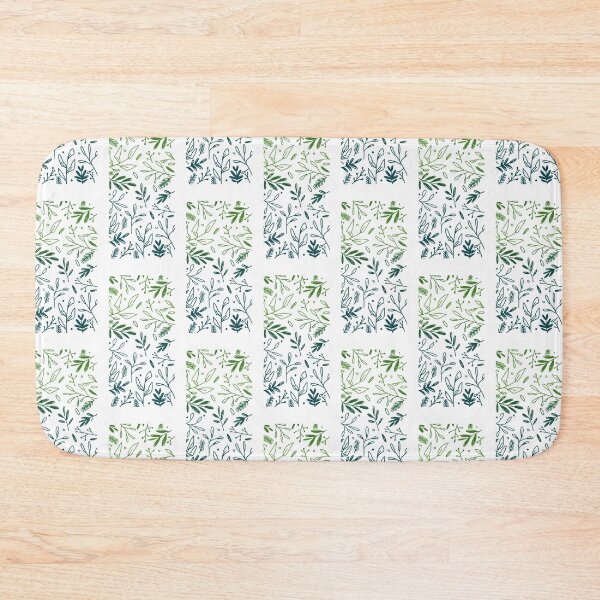 Item preview, Blue and Green Leaves Pattern designed and sold by evangeliette.