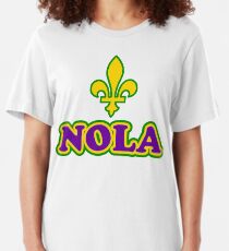 NOLA New Orleans Louisiana Slim Fit T-Shirt