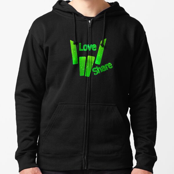 share the love pink hoodie