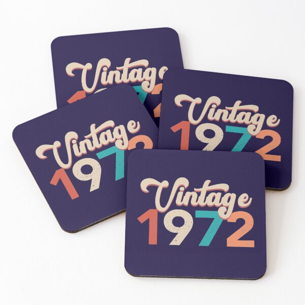 Item preview, Vintage 1972 - 1972 Birthday Gift - Born in 1972 - 48th Birthday designed and sold by HappyTees Lab.