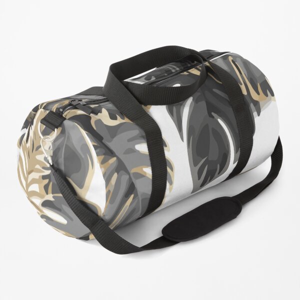 Seamless pattern dark leaves Duffle Bag