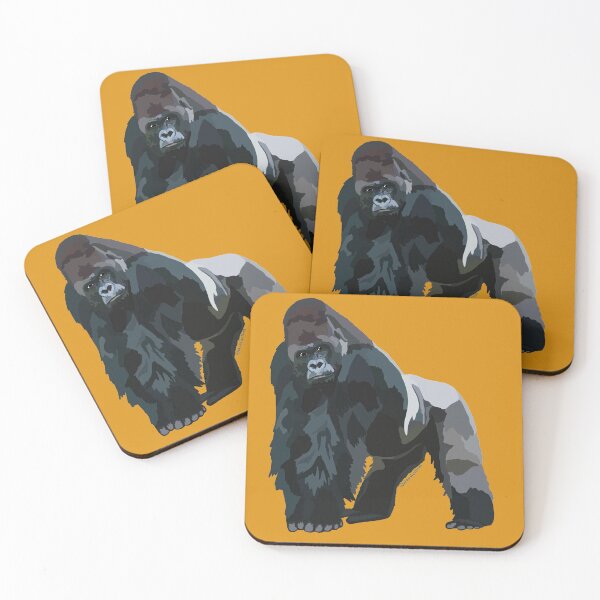 Item preview, Western Lowland Gorilla (Gorilla gorilla gorilla) designed and sold by Alawstrations.