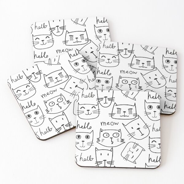 Item preview, funny face cats designed and sold by ALINNAN789.