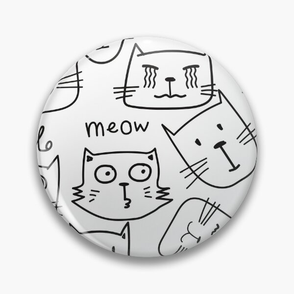 Item preview, funny face cats designed and sold by ALINNAN789.
