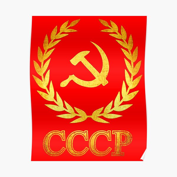 Ussr Logo Posters Redbubble - ussr eagle roblox