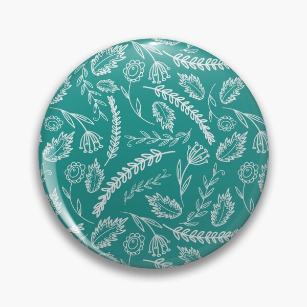 Item preview, Quirky Floral Line Drawing  repeating pattern  designed and sold by pocketsofnature.