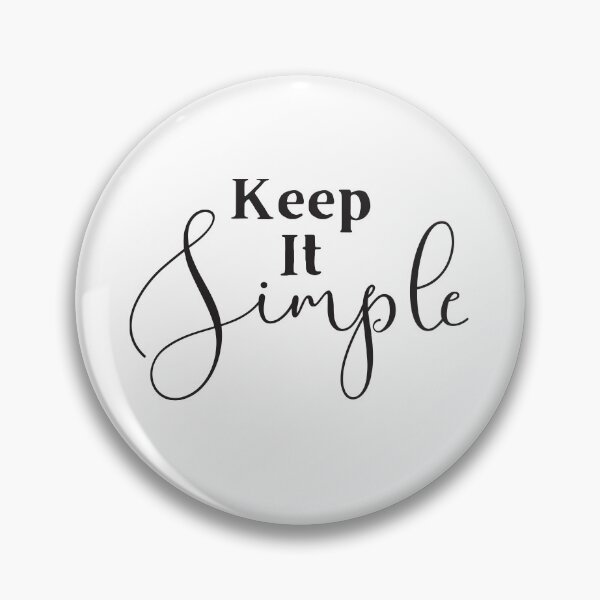Item preview, Keep it Simple! designed and sold by jazzydevil.