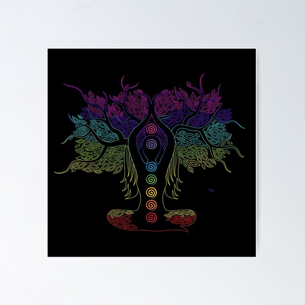 Item preview, Chakra Centers Lady Tree - WO designed and sold by serenaking.