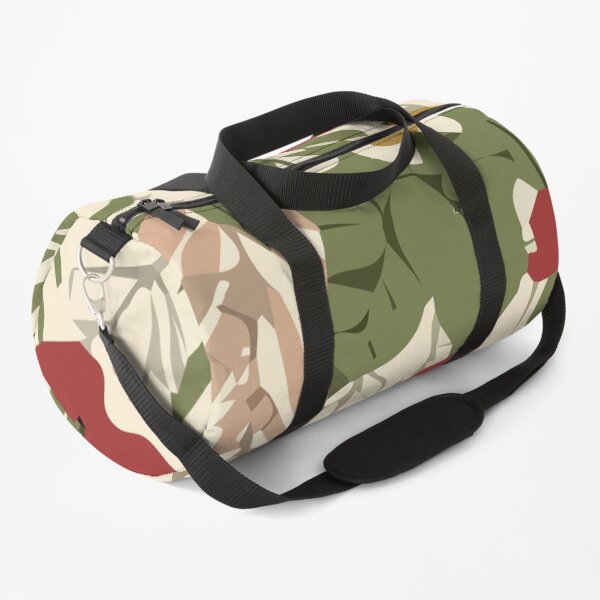 Stylish abstract seamless pattern with tropical leaves Duffle Bag