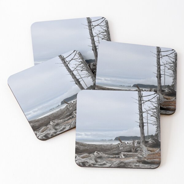 Item preview, Stormy beach with old trees designed and sold by Artlajf.