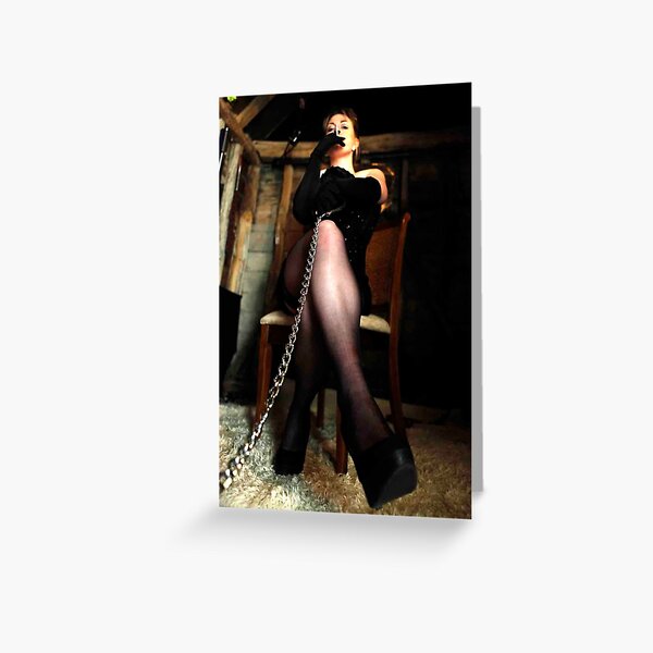 Slave Training from the Mistress Greeting Card