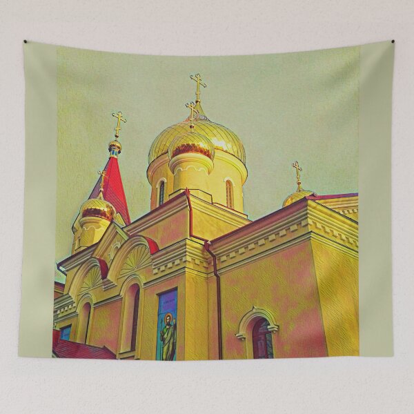 Item preview, Orthodox church with shining domes designed and sold by helenkaiy.