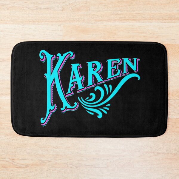 Item preview, Karen Fancy Vintage Script Name designed and sold by funnytshirtemp.