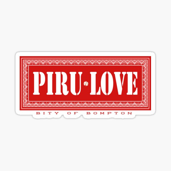 Piru Stickers Redbubble - blood gang roblox images