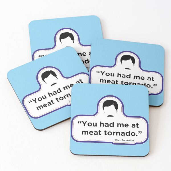 Item preview, Ron Swanson - Meat tornado quote designed and sold by Coops Clothing.
