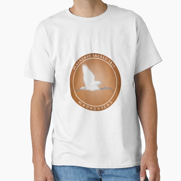 Malagasy sacred ibis Madagascar wildlife Classic T-Shirt