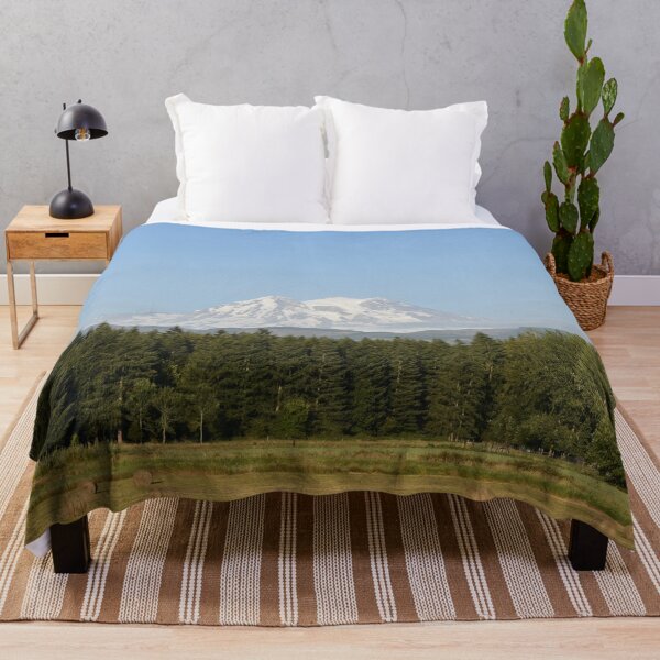 Item preview, Hay bales with mountain in the background designed and sold by Artlajf.