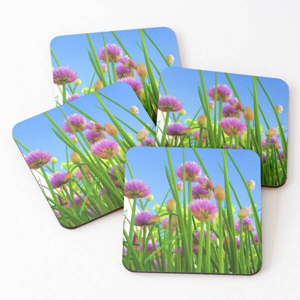 Item preview, Chive flowers on a sunny day designed and sold by JoAnnFineArt.