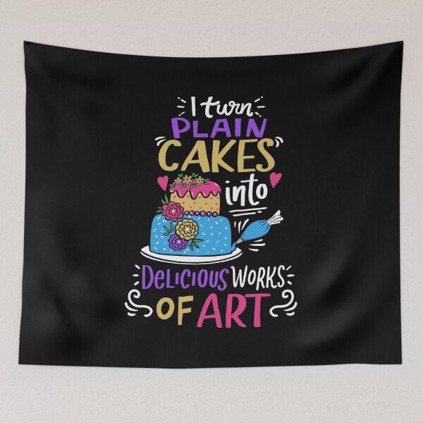 Item preview, I Turn Plain Cakes Into Art Baking Crew Baker Chef designed and sold by haselshirt.