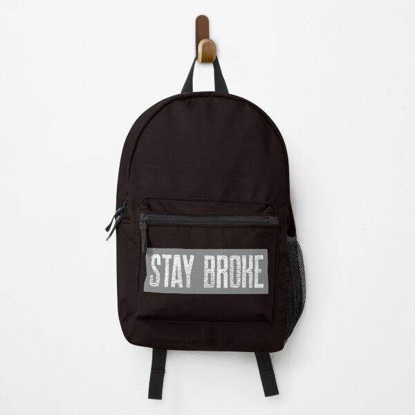 Artikelvorschau, Stay Broke Lustiger Stay Woke Text Design entworfen und verkauft von Adverity.