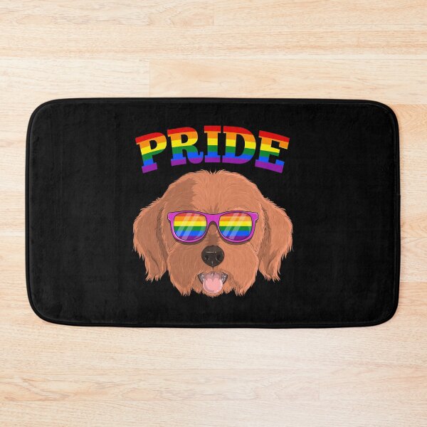 Item preview, Gay Pride Cavapoo Dog with LGBT Rainbow Sunglasses designed and sold by fatamyfan1.