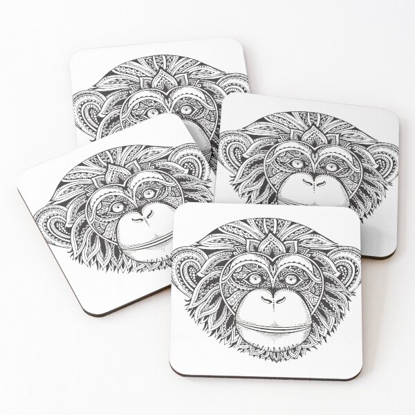Item preview, Artistic Monkey Face designed and sold by noirty.