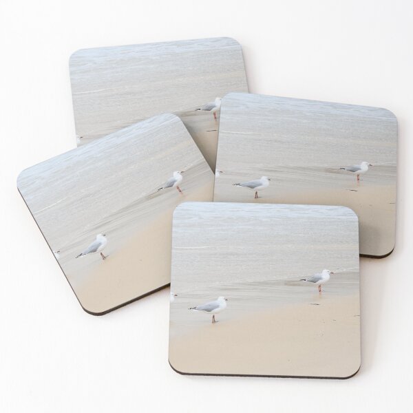 Item preview, Seagulls on a sandy beach designed and sold by Artlajf.