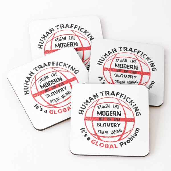 Item preview, Human Trafficking It's a Global Problem Distressed Design designed and sold by Designs By David.