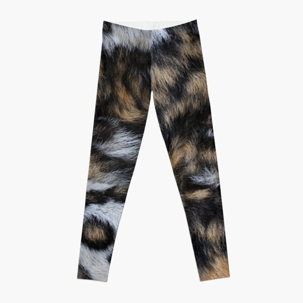 African Wild Dog Fur Leggings