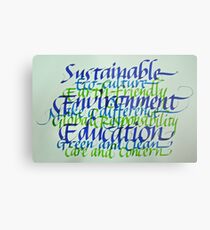 Eco-consciousness Metal Print