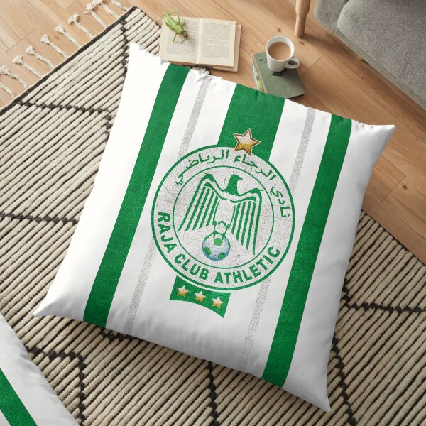 Raja Casablanca ultras hooligans fans football Morocco Floor Pillow