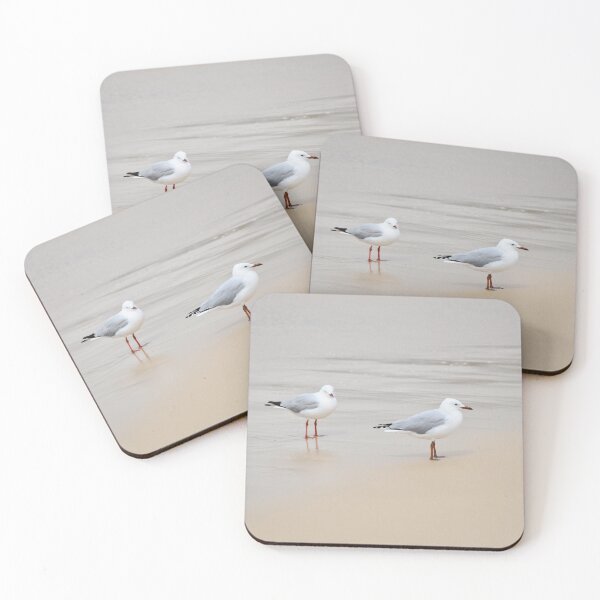 Item preview, Two seagulls on a sandy beach designed and sold by Artlajf.