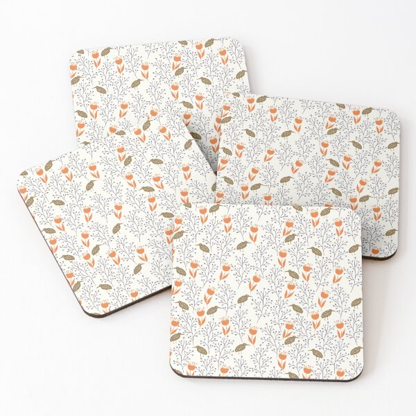 Item preview, Cute Hand Drawn Kiwi Bird and Tulip pattern designed and sold by CLPDesignLab.