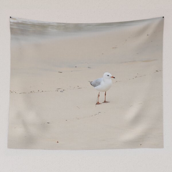 Item preview, Seagull on a sandy beach designed and sold by Artlajf.
