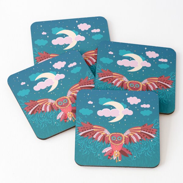 Item preview, Flying owl with keys  designed and sold by burbura.