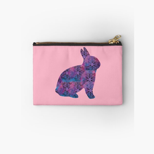 Item preview, Zentangle Rabbit in Purple and Blue designed and sold by Sarah Wainwright.
